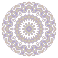 Mandala pattern ornament with round shape png