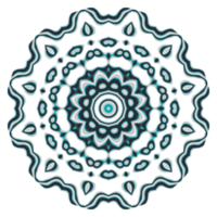 Mandala pattern ornament with circle shape png