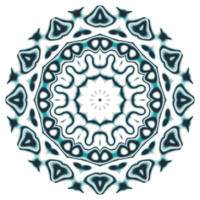 mandala mönster prydnad med cirkel form png