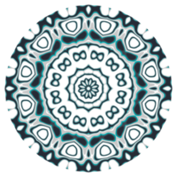 Mandala pattern ornament with circle shape png