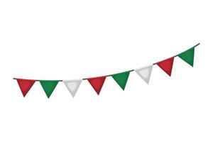 bunting festive decoration vector