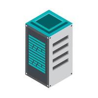 database center icon vector