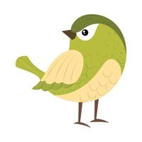 icono de pájaro aislado vector