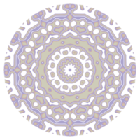 Mandala pattern ornament with round shape png