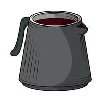 coffee kettle icon vector