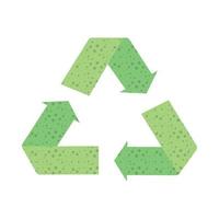 recycle symbol icon vector