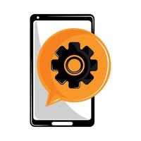 technical service setting vector