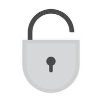 open padlock unlock vector
