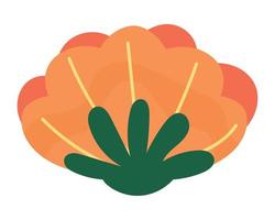 flower decoration icon vector