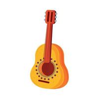 mexican guitar instrument vector