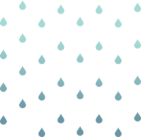 raindrops fall with light to dark blue gradations png