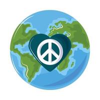 world international day of peace vector