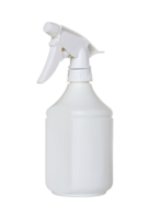 white spray bottle isolation with clipping path for mockup png