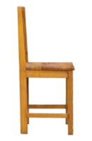 silla de madera aislada con trazado de recorte png