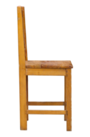 wooden chair isolated with clipping path png