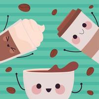 international coffee day, background vector