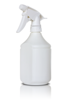 aislamiento de botella de spray blanco con piso reflectante para maqueta png