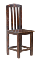 di legno sedia isolato con ritaglio sentiero png
