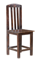 silla de madera aislada con trazado de recorte png