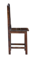 silla de madera aislada con trazado de recorte png