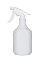 white spray bottle isolation with clipping path for mockup png