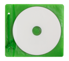Blank DVD case and disc isolated with clipping path png