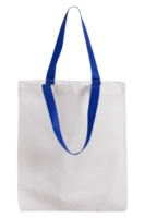 bolsa de tela blanca aislada con trazado de recorte para maqueta png
