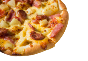 pizza isolada com traçado de recorte
