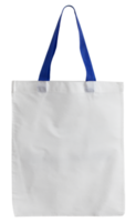 sac en tissu blanc isolé avec chemin de détourage pour maquette png