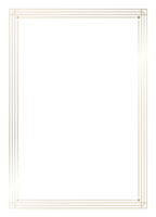 design de borda de moldura de estilo vintage dourado png