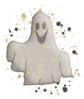 Halloween ghost in lights. png