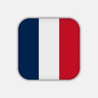 bandera de francia, colores oficiales. ilustración vectorial vector