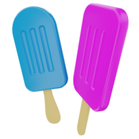 ilustración 3d de paletas png