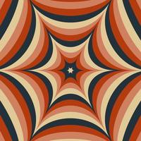 Psychedelic retro groove background vector