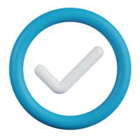 Approved 3D Icon png