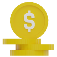 Coins 3D Illustration png