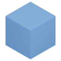 Cube 3D Illustration png