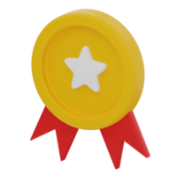 medalj 3d illustration png