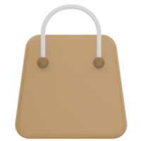 Shopping Bag 3D Illustration png