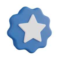 Badge 3D Illustration png