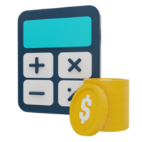 Accounting 3D Illustration png