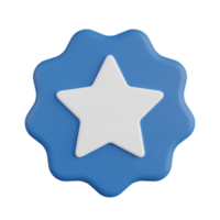 Badge 3D Illustration png