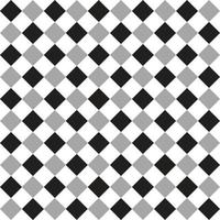 Cute Black White BW Grey Diamond Square Abstract abstract Shape Element Gingham Checkered Tartan Plaid Scott Pattern Illustration Wrapping Paper, Picnic Mat, Tablecloth, Fabric Background vector