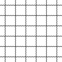 blanco y negro lindo zigzag línea raya rayado geometría malla cuadros cuadros scott tartán guinga dibujos animados vector patrón sin costura imprimir fondo