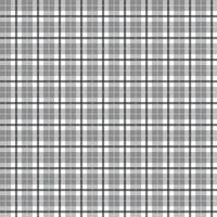 Black White Grey Simple Scott Plaid Tartan Buffalo Check Checkered Gingham Seamless Pattern Background vector
