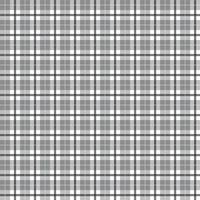 Black White Grey Simple Scott Plaid Tartan Buffalo Check Checkered Gingham Seamless Pattern Background vector