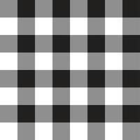 Black White Grey Square Abstract Shape Tile Element Gingham Check Checkered Tartan Plaid Scott Seamless Pattern Cartoon Vector Illustration Print Background Fashion Fabric Picnic