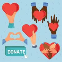 charity and donation vector