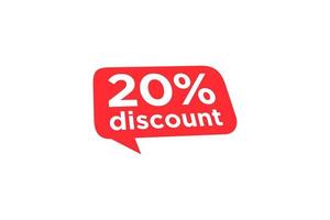 20 discount, Sales Vector badges for Labels, , Stickers, Banners, Tags, Web Stickers, New offer. Discount origami sign banner.