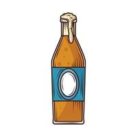 icono de botella de cerveza vector